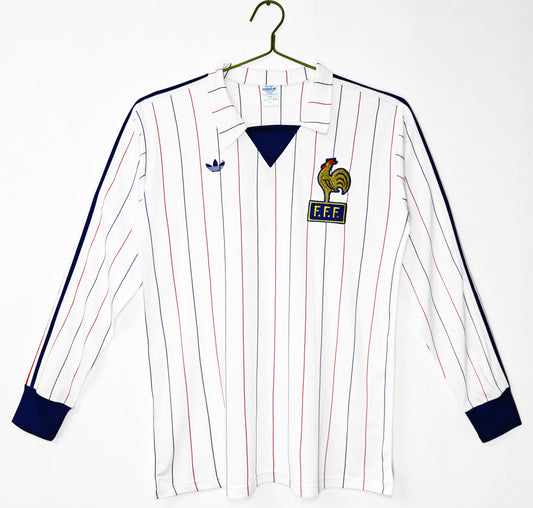 1980/82 France away long sleeved retro football jersey S-XXL