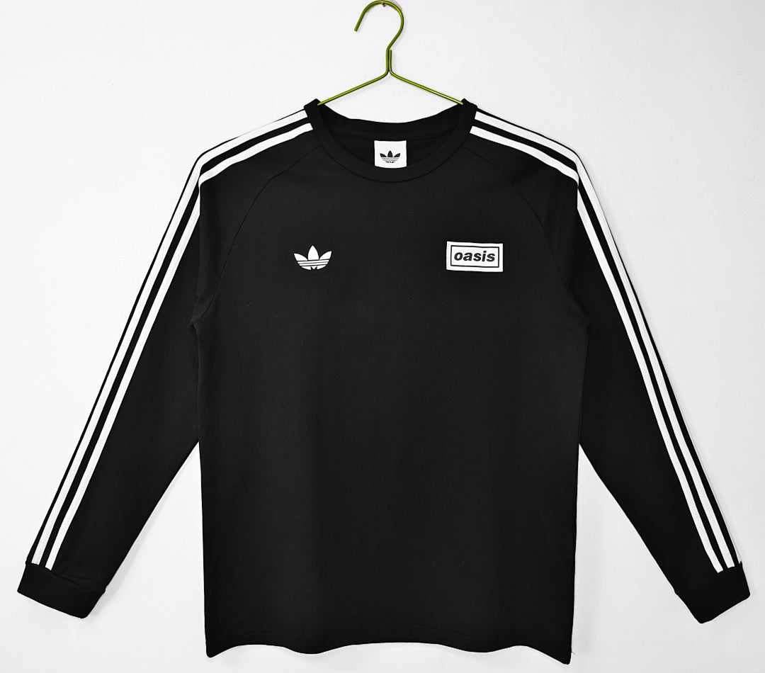 /26 Adidas x Oasis Tour Firebird Sports Hoodie Top Black S-XXL6