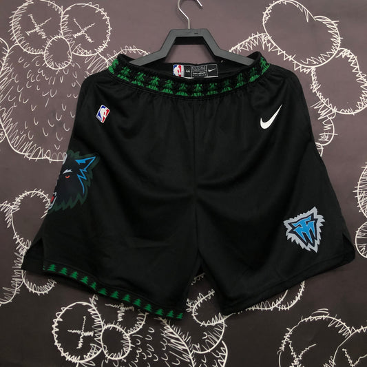 Timberwolves Vintage Black Shorts