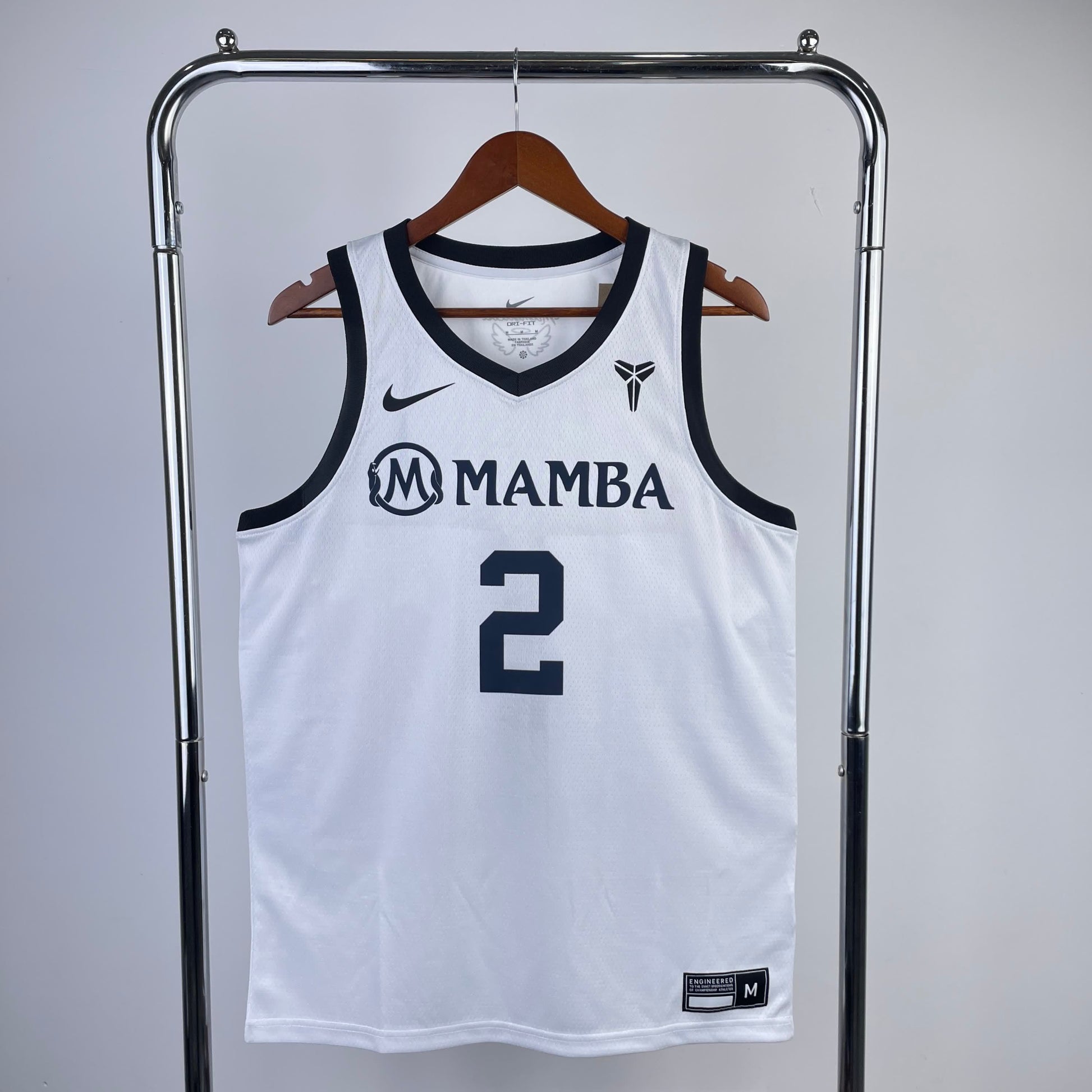 Mamba GiGi Commemorative Jersey: White No.2 GiGi