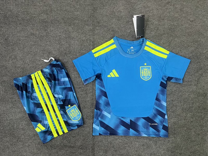 /27 Kids Spain Goalkeeper Yupoo Soccer Jerseys&amp;Size 16-282