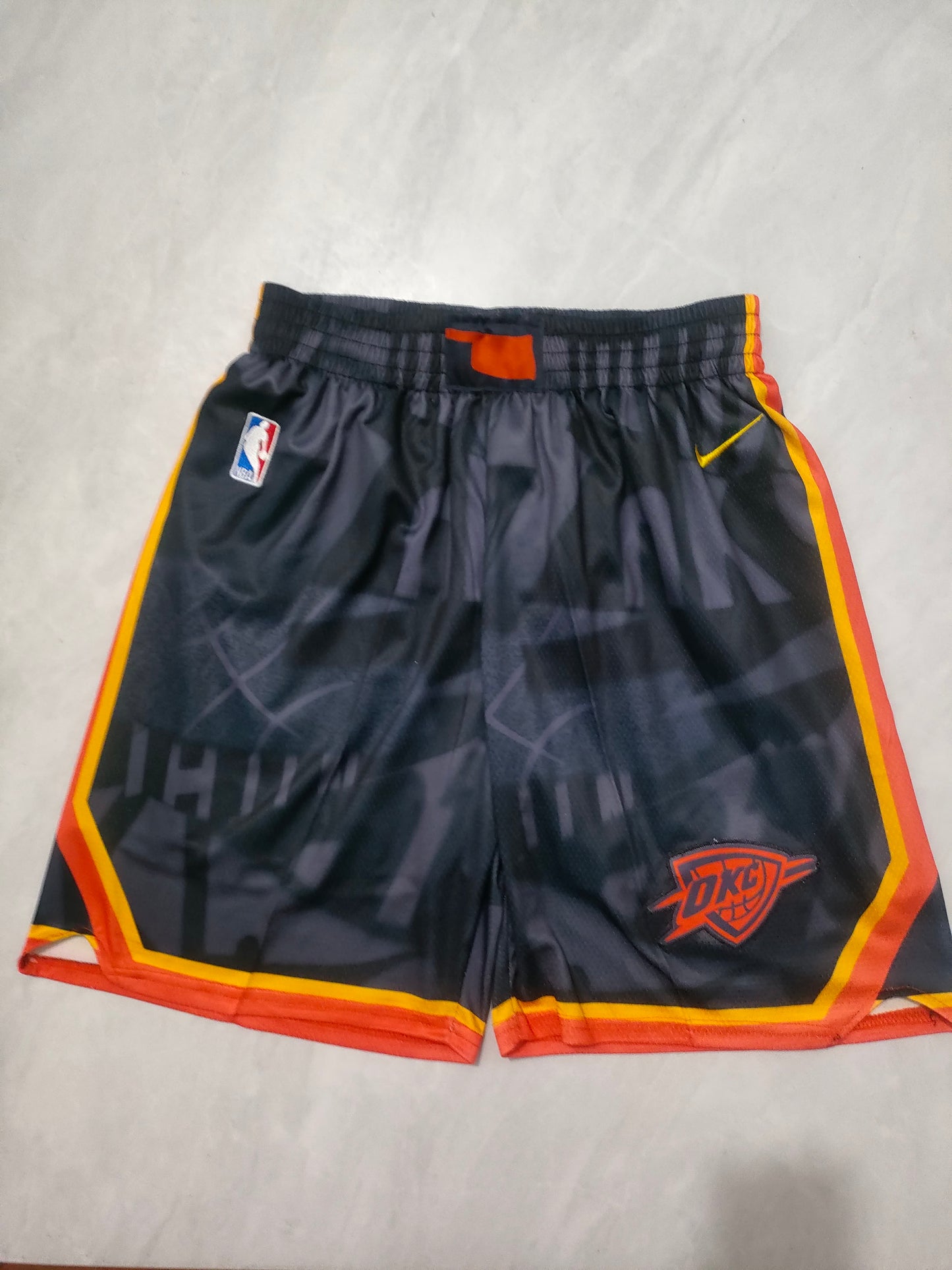 NBA Oklahoma City Thunder Black 24 Season City Shorts