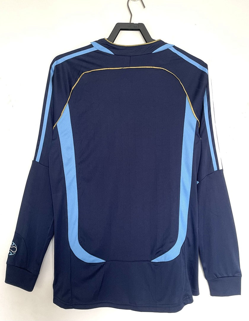 Retro 2006 Argentina away long sleeved Yupoo Soccer Jerseys S-XXL6