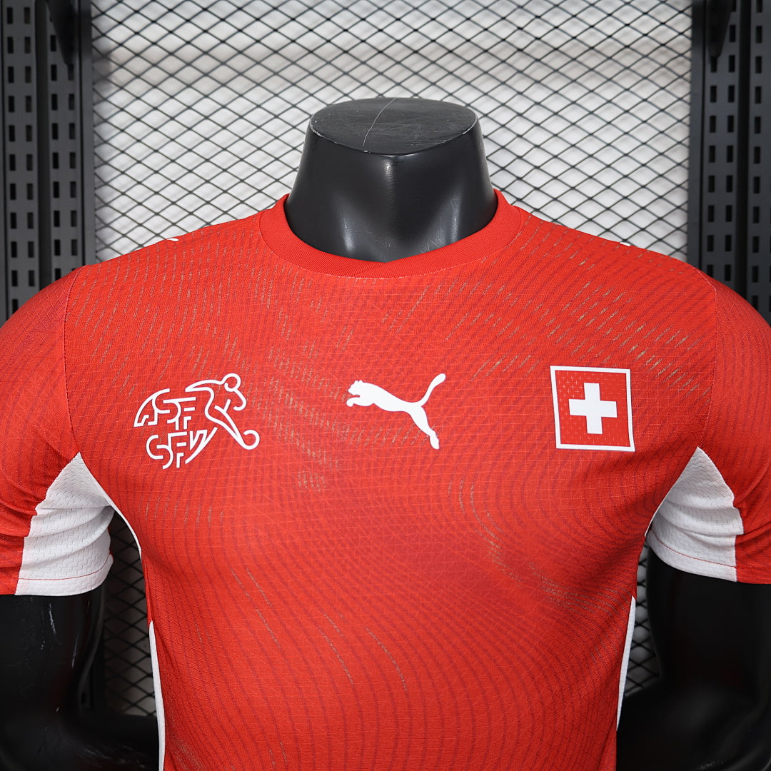 Switzerland Home Player Edition Yupoo Soccer Jerseys S-XXL5