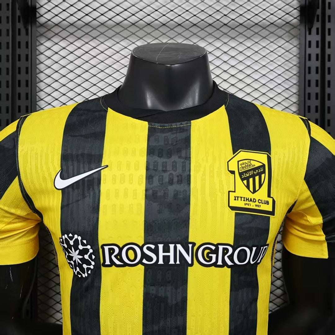/26 Al-Ittihad Home With New Advertisement Player Edition S-XXL5