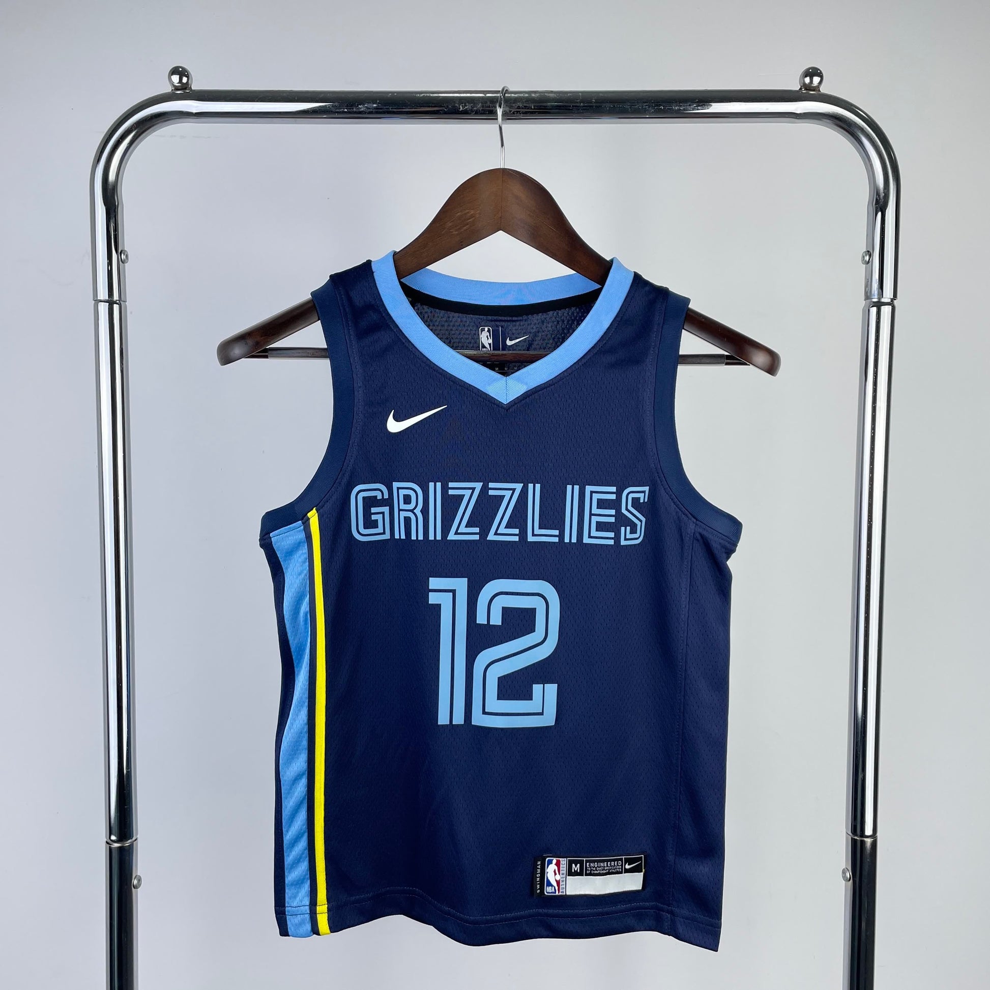NBA Kids # Grizzlies Navy Blue 12 Morant 10