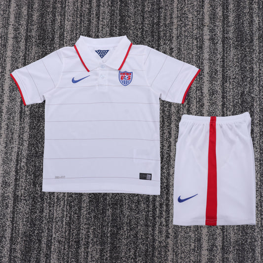 Retro Kids 2014 USA Home Football Jersey&amp;Size16-28