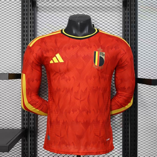 2026/27 Belgium home long sleeved Player Edition S-3XL