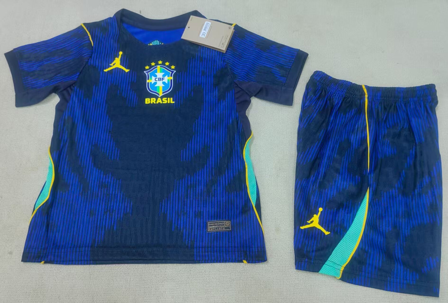 2026 Kids Brazil Away Player Edition World Cup Jersey&amp;Sizes 16-28