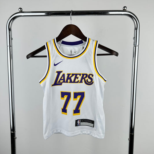 NBA Kids 23 Season Lakers White 77 # Doni S-XXL