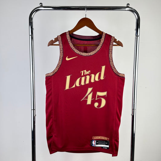 24 Season Cavaliers City Edition 45 # Mitchell