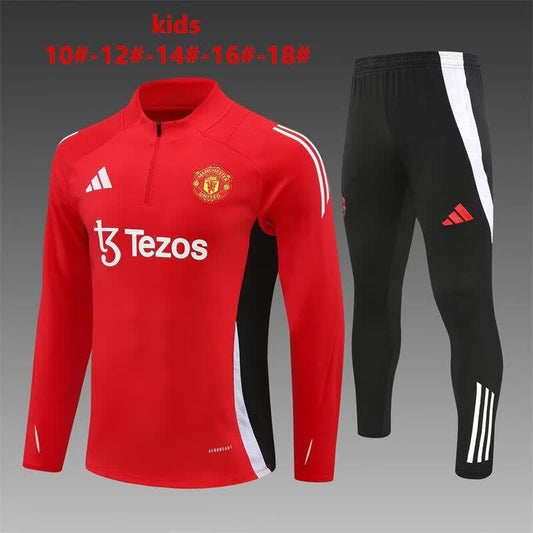 24/25 Kids # Manchester United Red Size 10-18