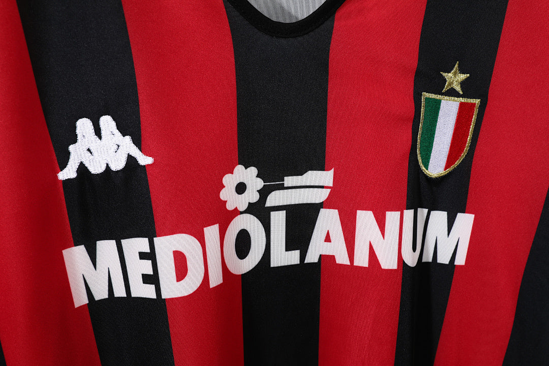 Retro 1988/89 AC Milan home long-sleeved shirt S-XXL6