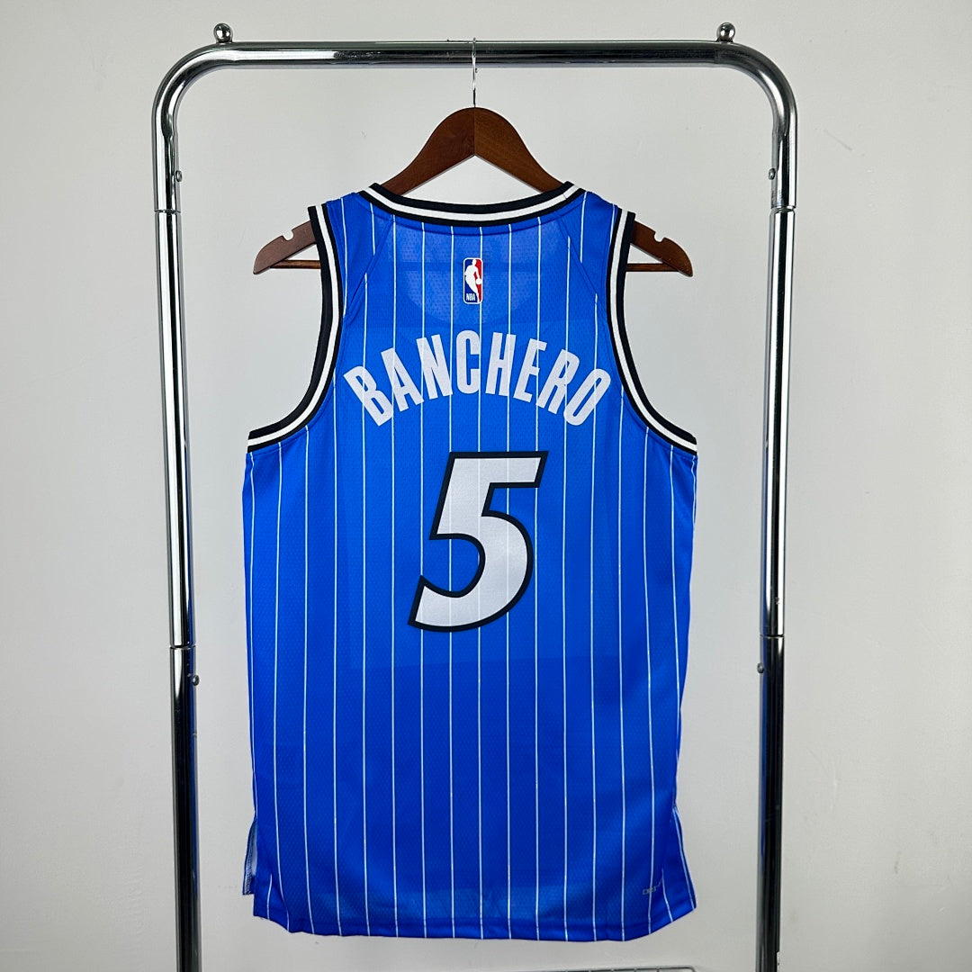 th Orlando Magic away blue 5 # Banchero NBA Jersey S-XXL5