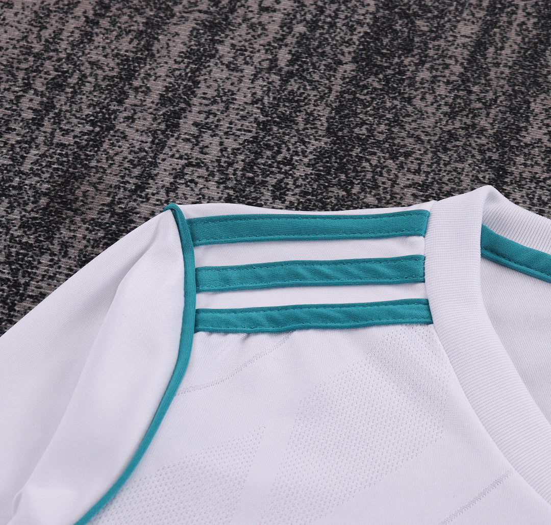 Retro Kids 2017/18 Real Madrid home long sleeved&amp;Size16~286