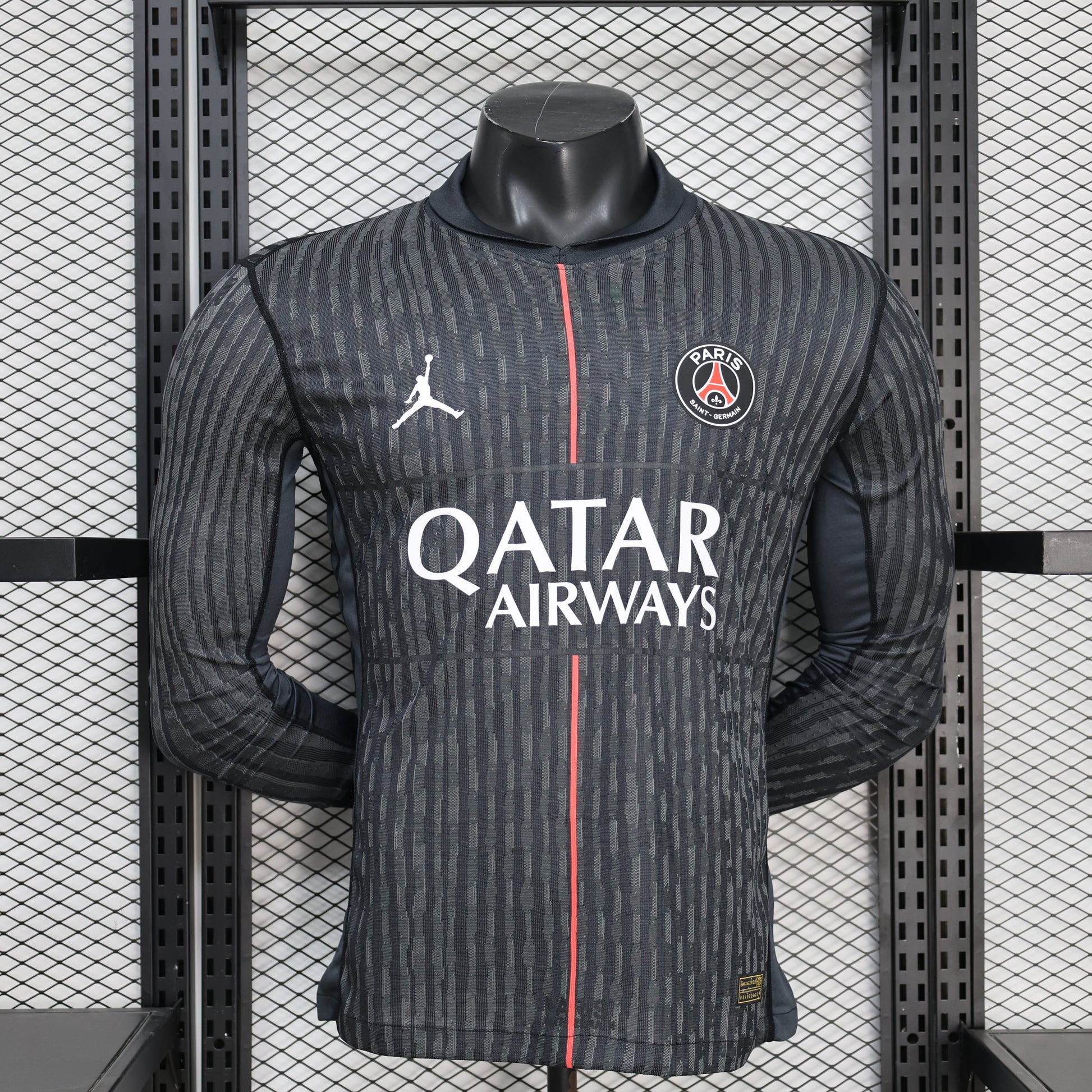 2025/26 PSG third away long sleeved player version football jersey S-XXL