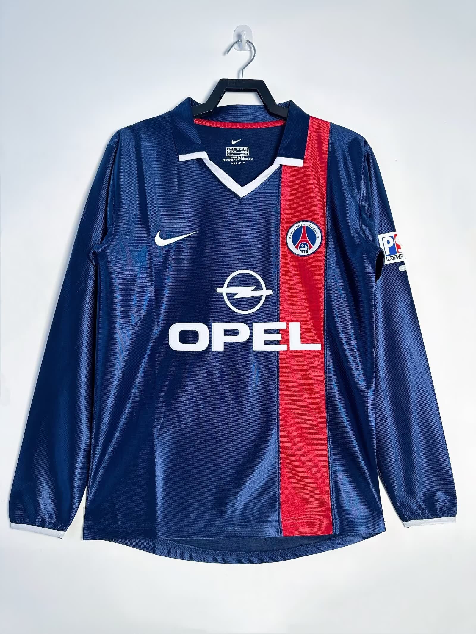 Retro 2001/02 PSG home long sleeved S-XXL