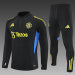 /26 Manchester United Black Half Pull Training Suit (Adults&amp;Kids)8