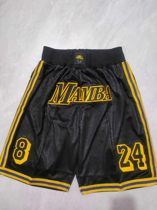 NBA Los Angeles Lakers Mamba Black Serpent Shorts