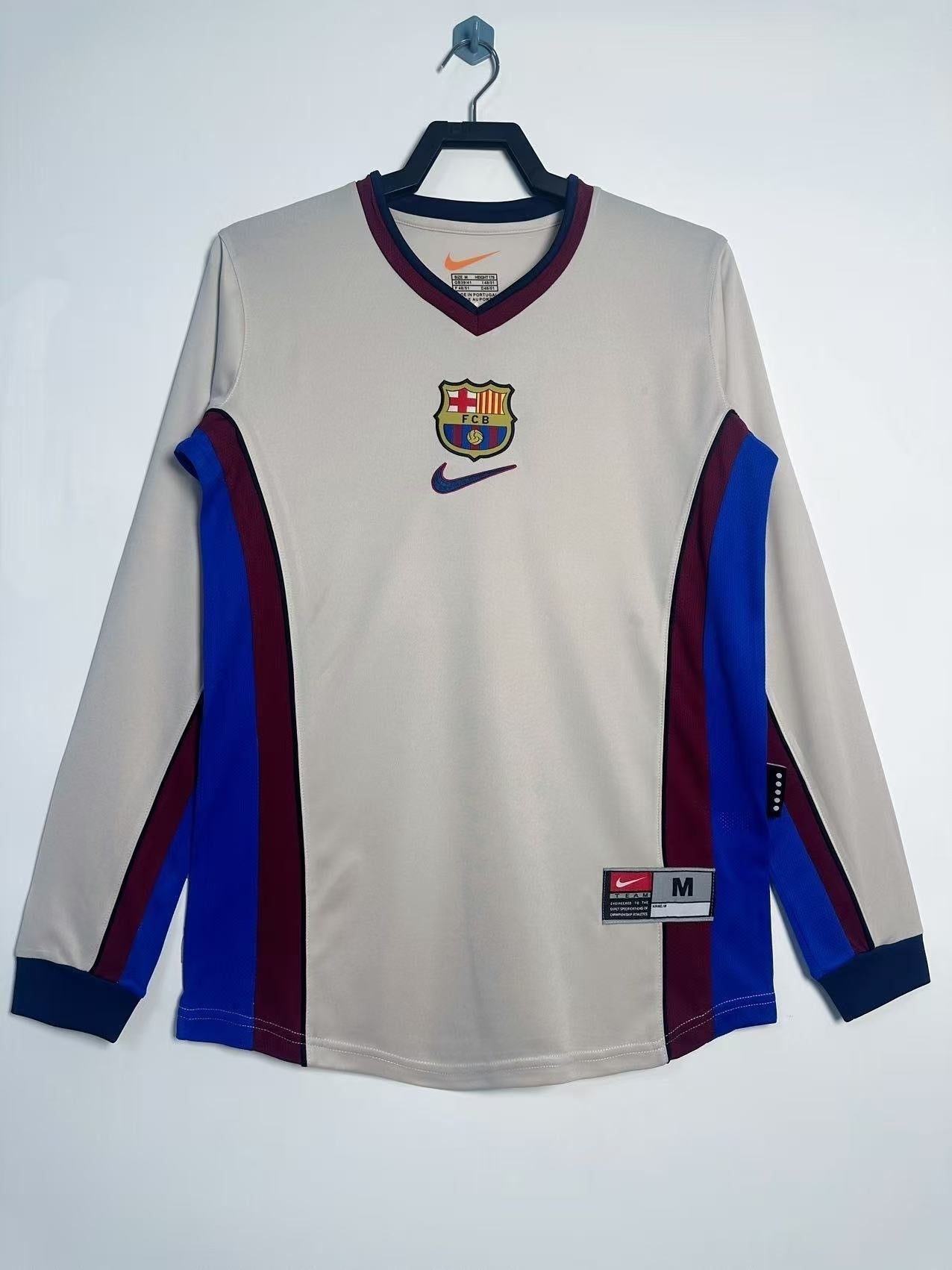 Retro 1998/99 Barcelona away long sleeved S-XXL