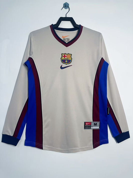 Retro 1998/99 Barcelona away long sleeved S-XXL