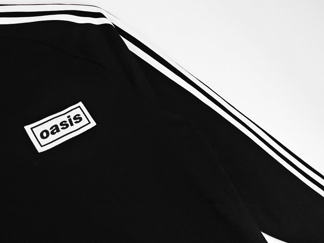 /26 Adidas x Oasis Tour Firebird Sports Hoodie Top Black S-XXL6