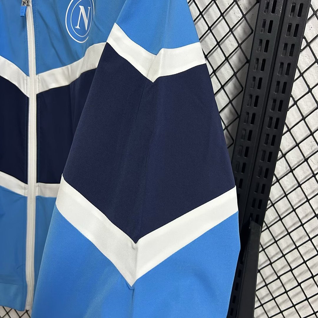 /26 Napoli Training Blue Windbreaker S-3XL6