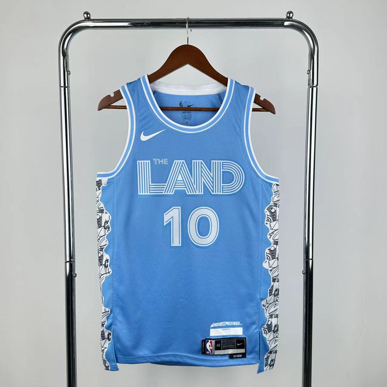 25th season Cavaliers City Edition 10 # Garland S-XXL