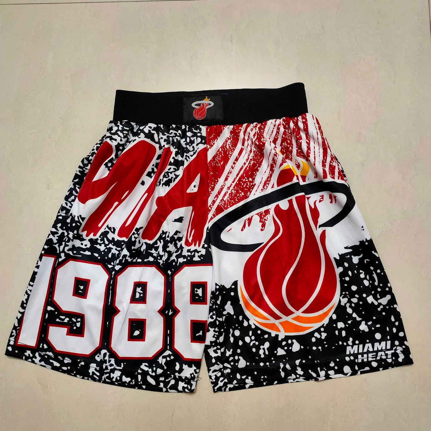 Heat MitchellNessMN Team Logo Shorts