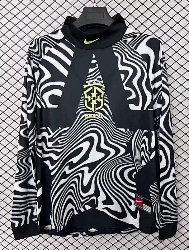 /26 Hollywood # Brazil Goalkeeper Long Sleeve Yupoo Soccer Jerseys S-XXL3