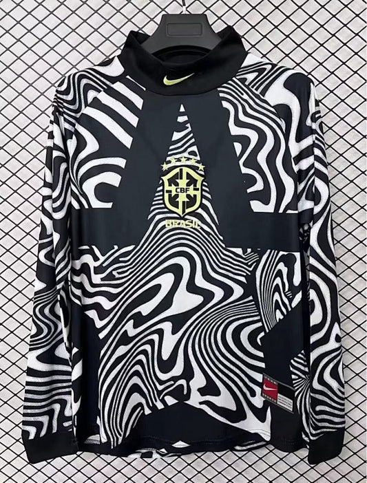 /26 Hollywood # Brazil Goalkeeper Long Sleeve Yupoo Soccer Jerseys S-XXL3