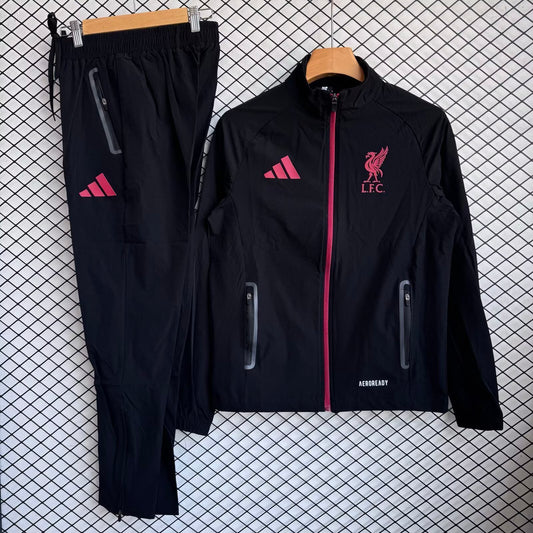 2025/26 LVP Black and Red Windbreaker Set S-XXL