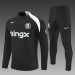 /26 Chelsea Black Half Pull Training Suit (Adults&amp;Kids)7