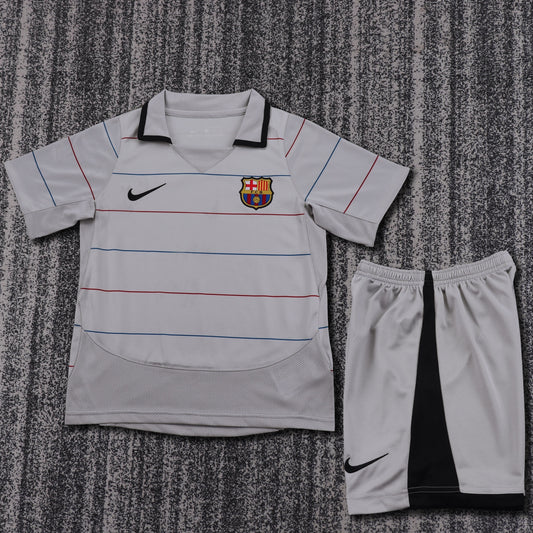 Retro Kids 2003/04 Barcelona away&amp;Size16-28