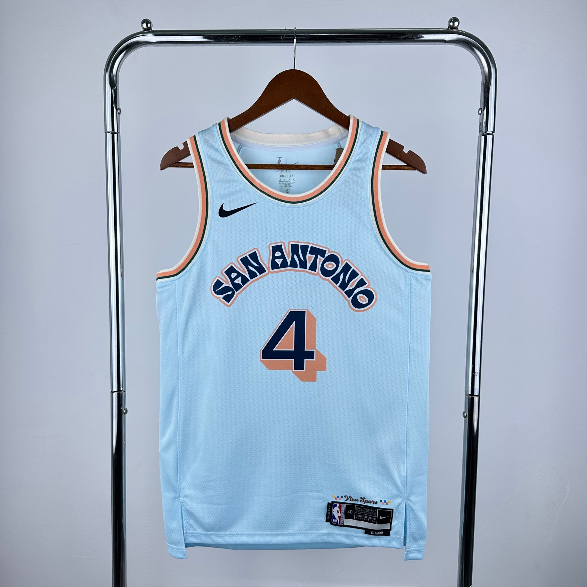 25th season Spurs City Edition 4 # Fox S-XXL