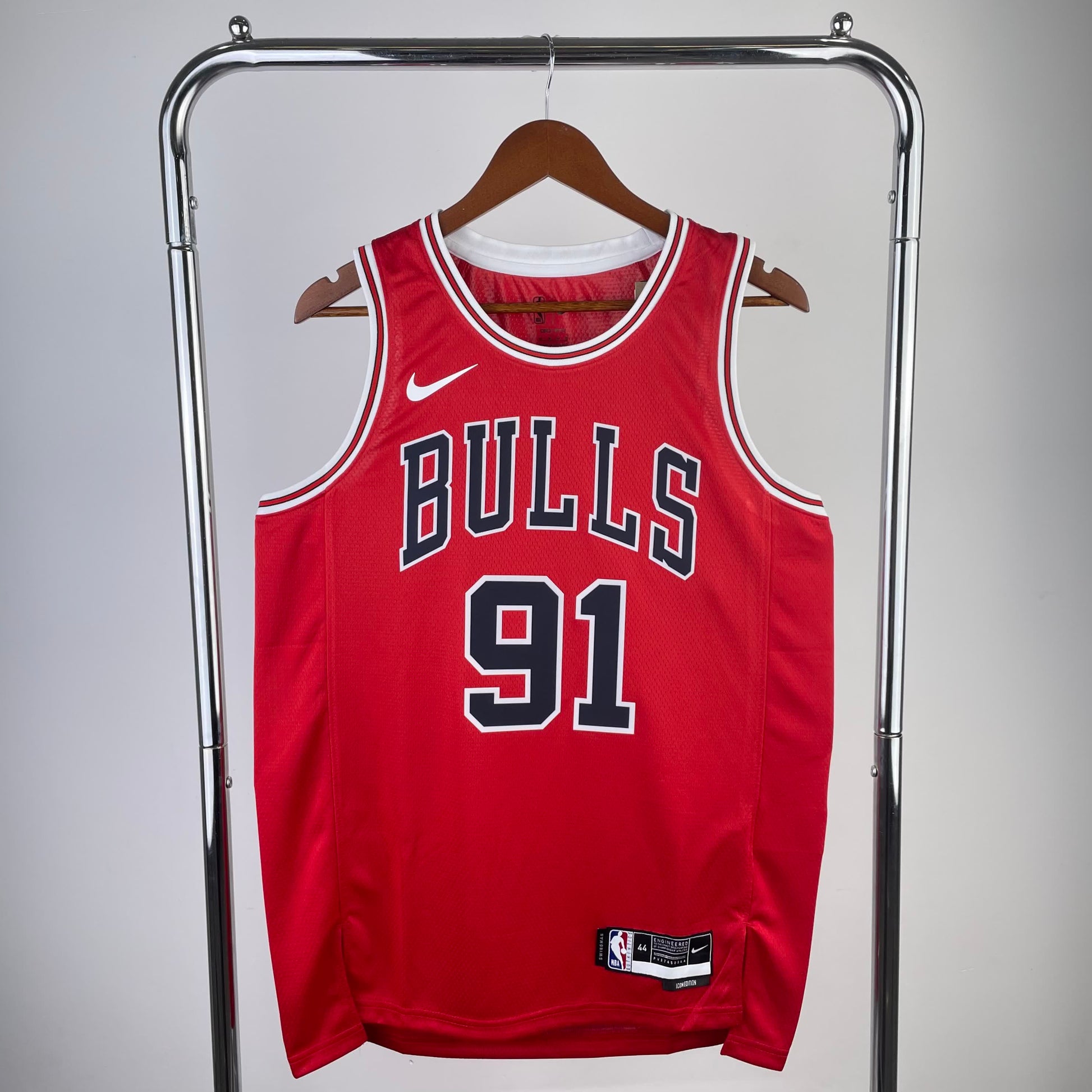 23 Season Bulls Red 91 # Rodman