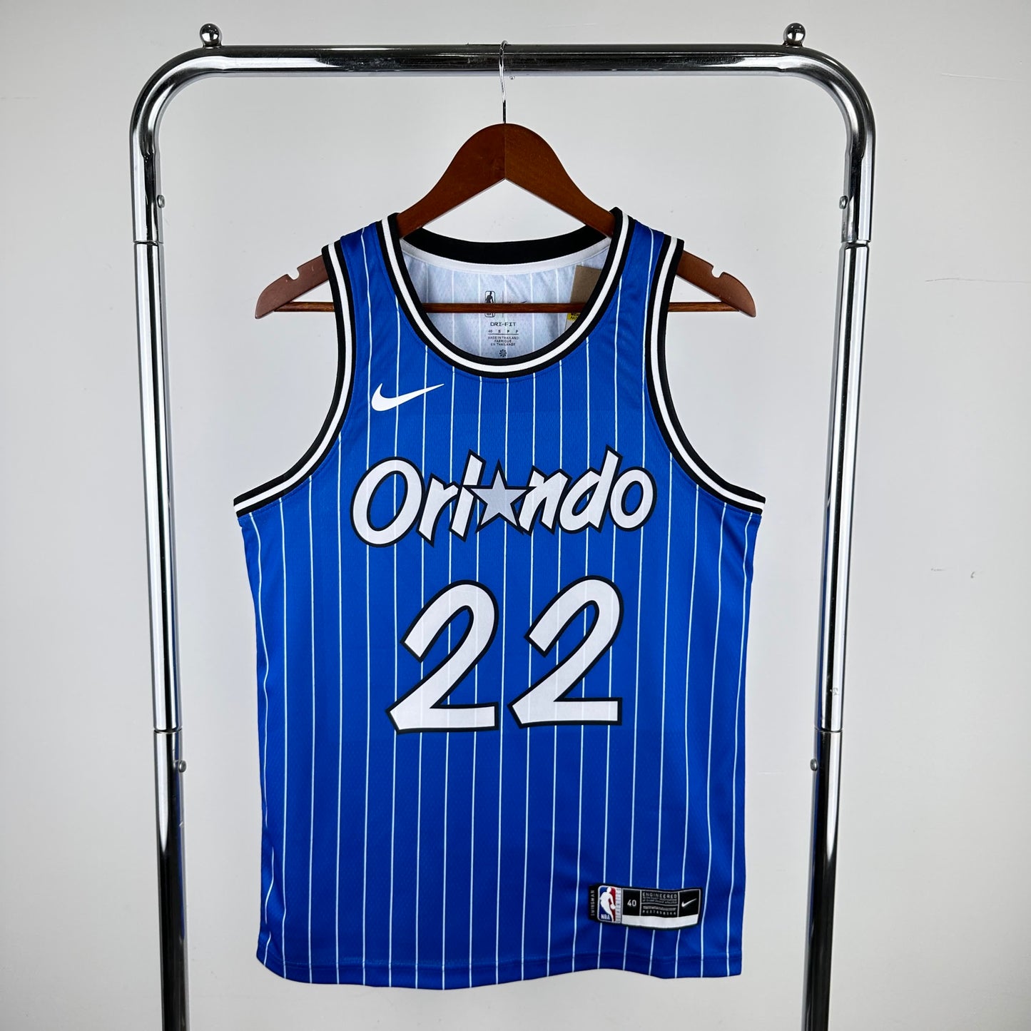 19 season Magic retro striped blue No. 22 # Wagner