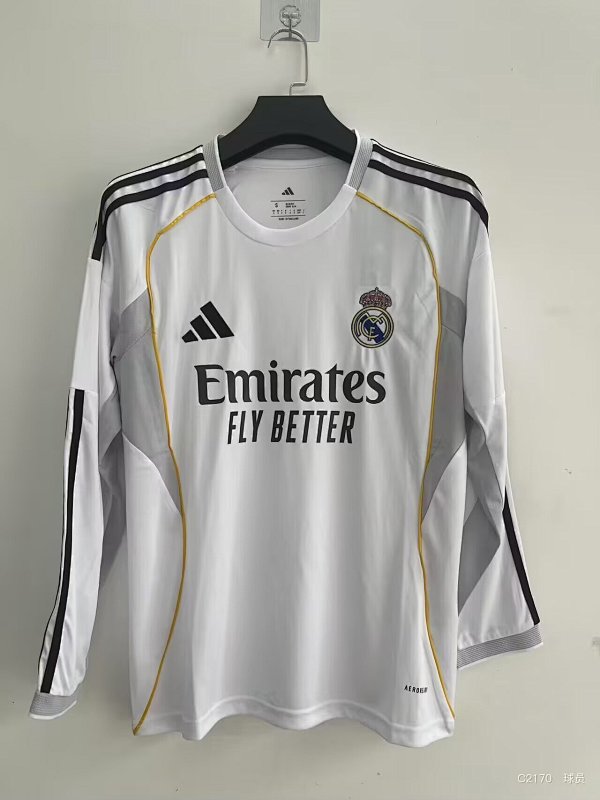 /26 Real Madrid home Long sleeved S-XXL2