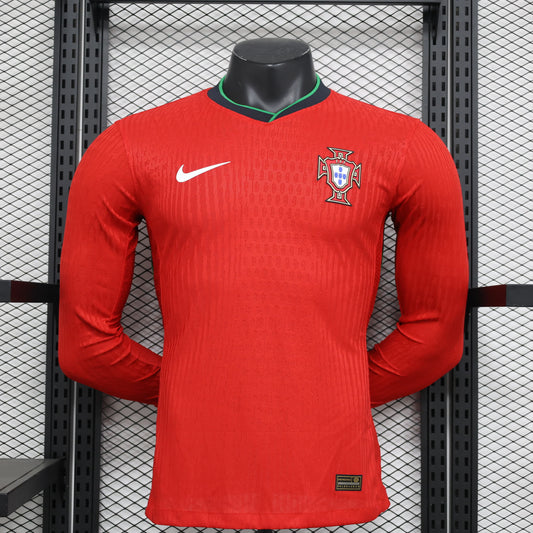 24/25 long sleeved Portugal home player version S-XXL