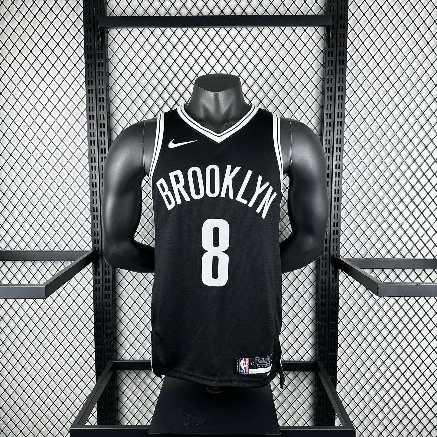 23 season Nets Black 8 # CUI