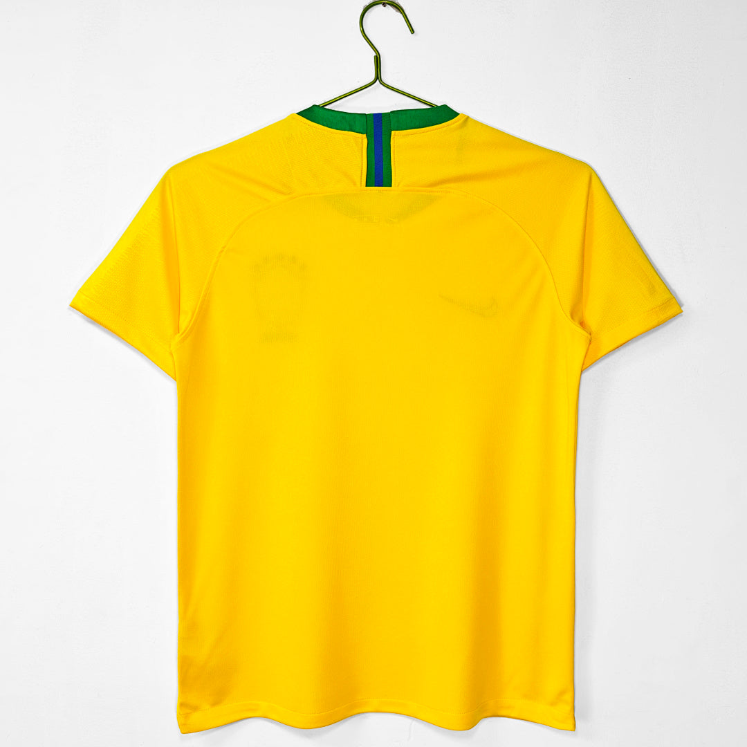 Retro 2018 Brazil home S-XXL6