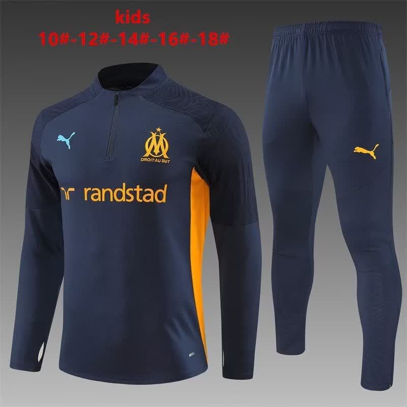24/25 Kids # Marseille Blue Size 10-18