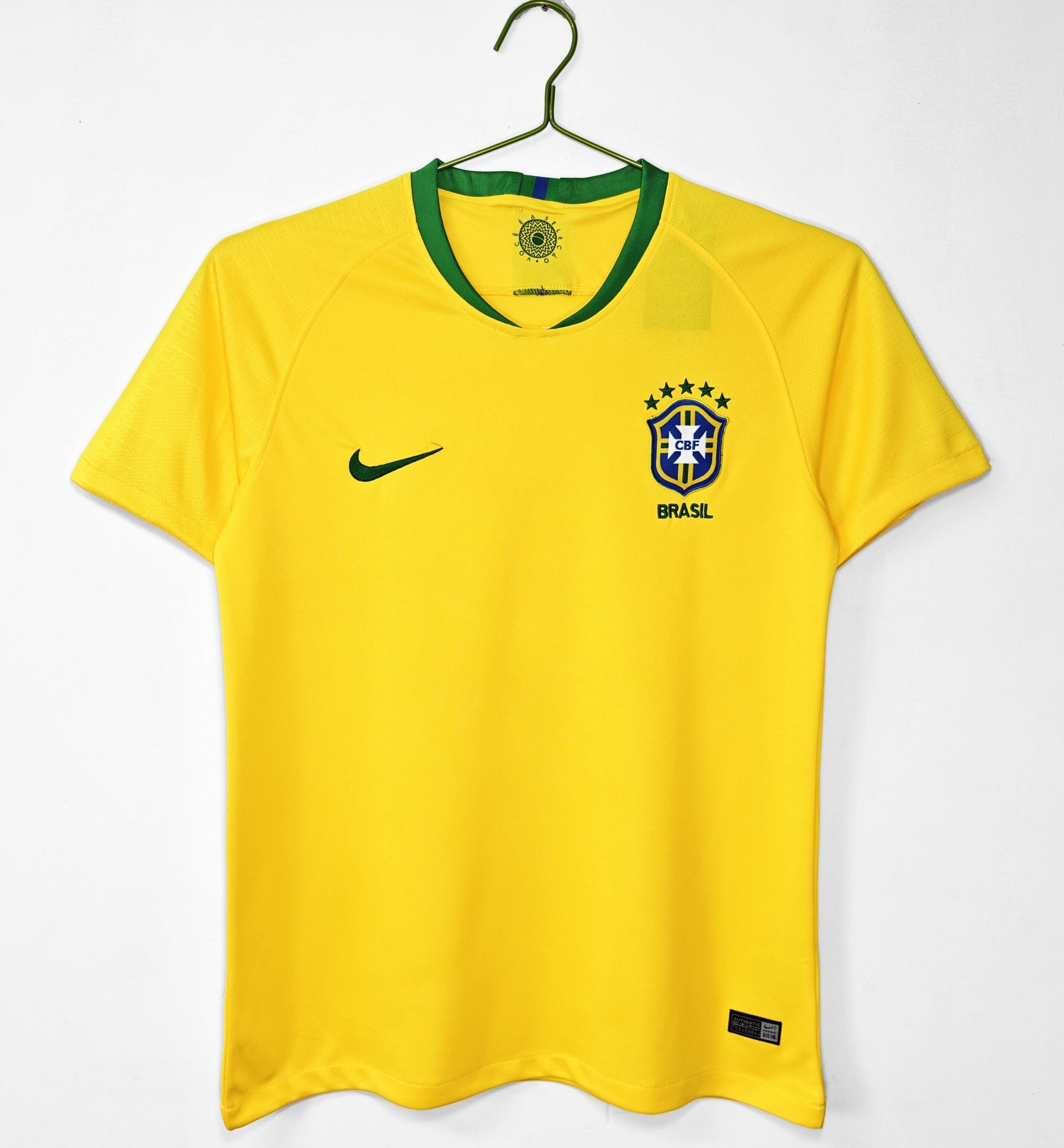 Retro 2018 Brazil home S-XXL