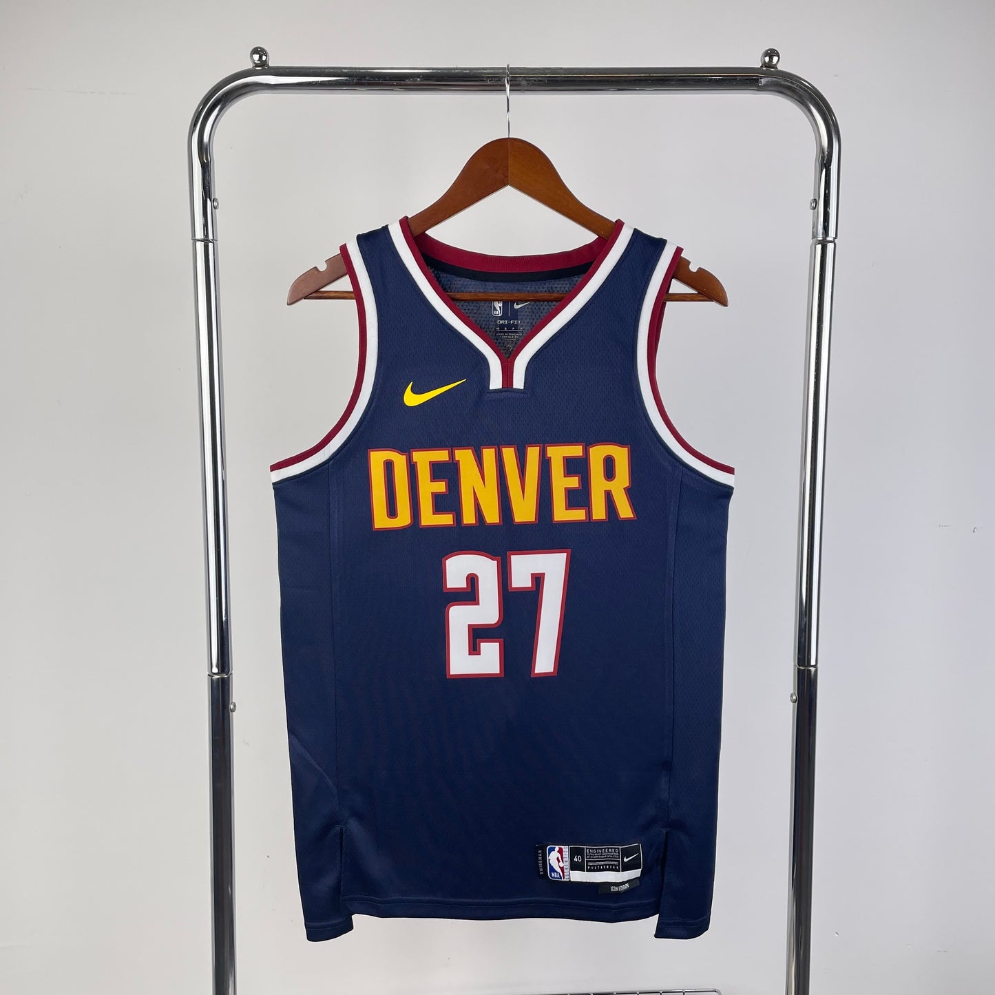 23 Season Nuggets dark blue 27 # Murray