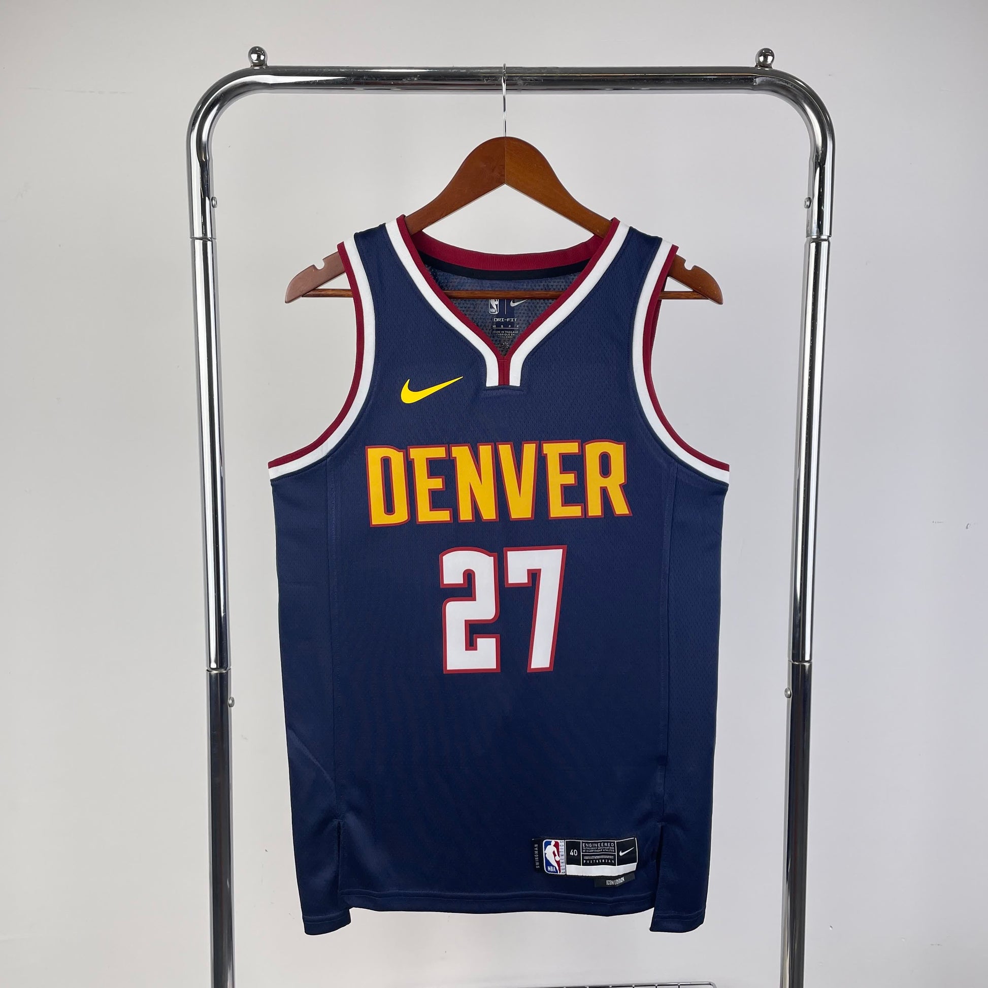 23 Season Nuggets dark blue 27 # Murray