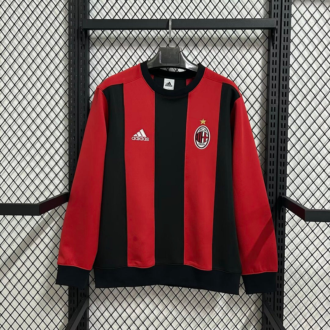 /26 AC Milan home red hoodie M-3XL3
