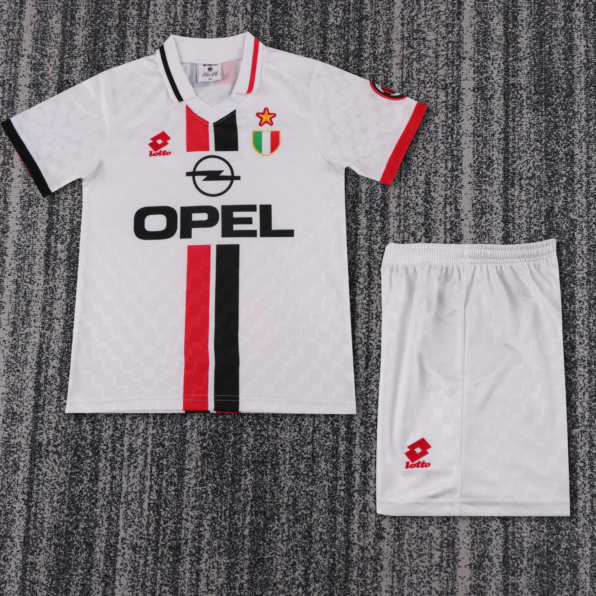 Retro Kids 1996/97 AC Milan away Size: 16-28