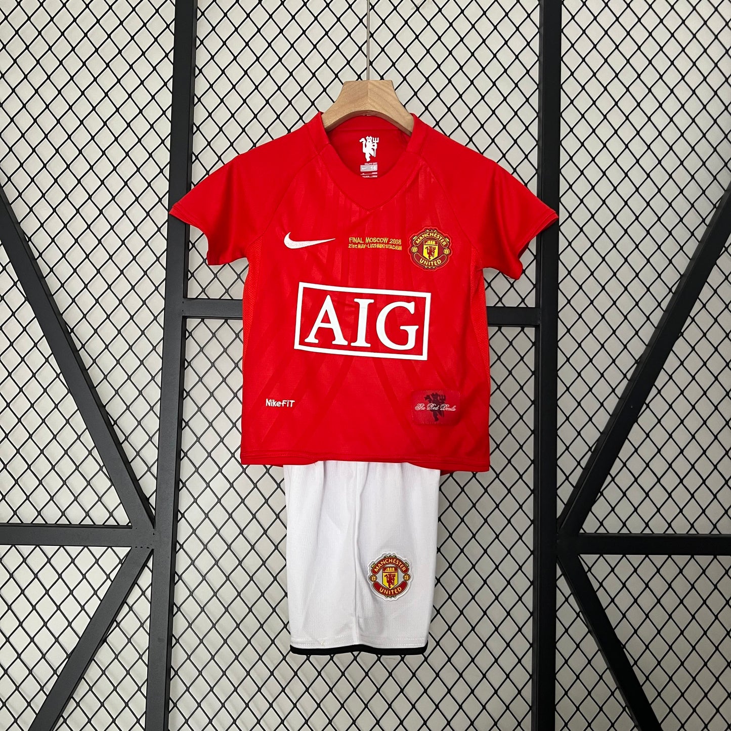 Kids # 07/08 Retro Manchester United Home