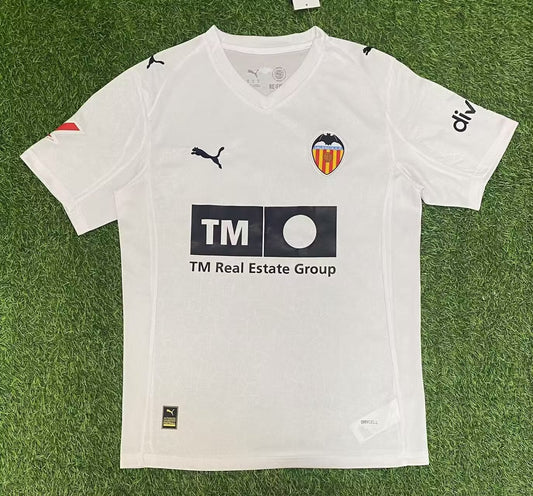 25/26 Valencia home with advertisement S-XXL