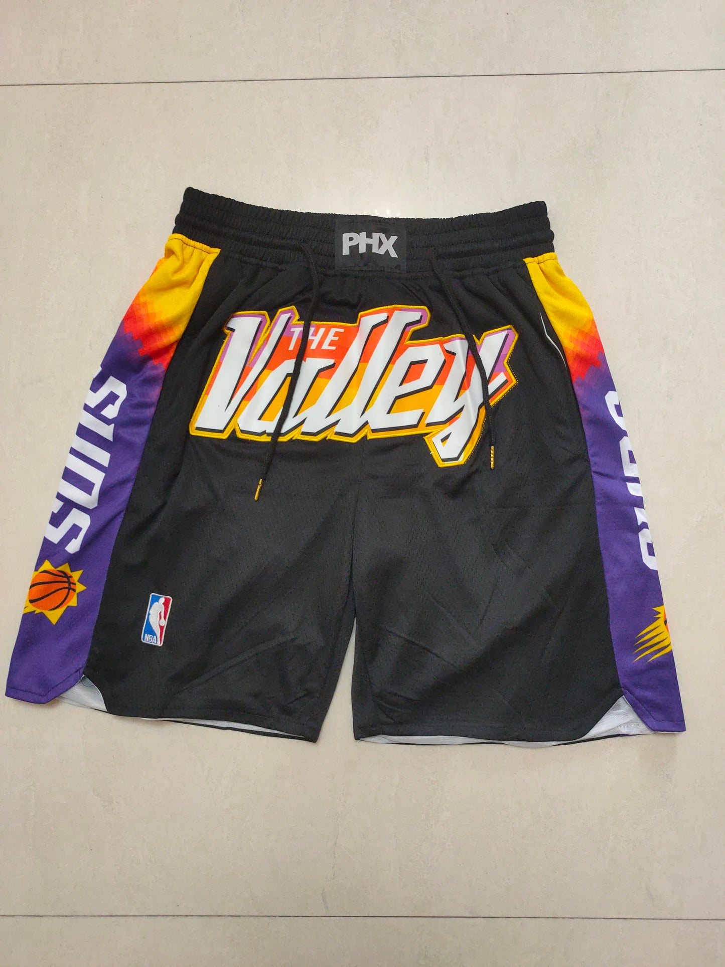 Suns Black City Edition Pocket Shorts